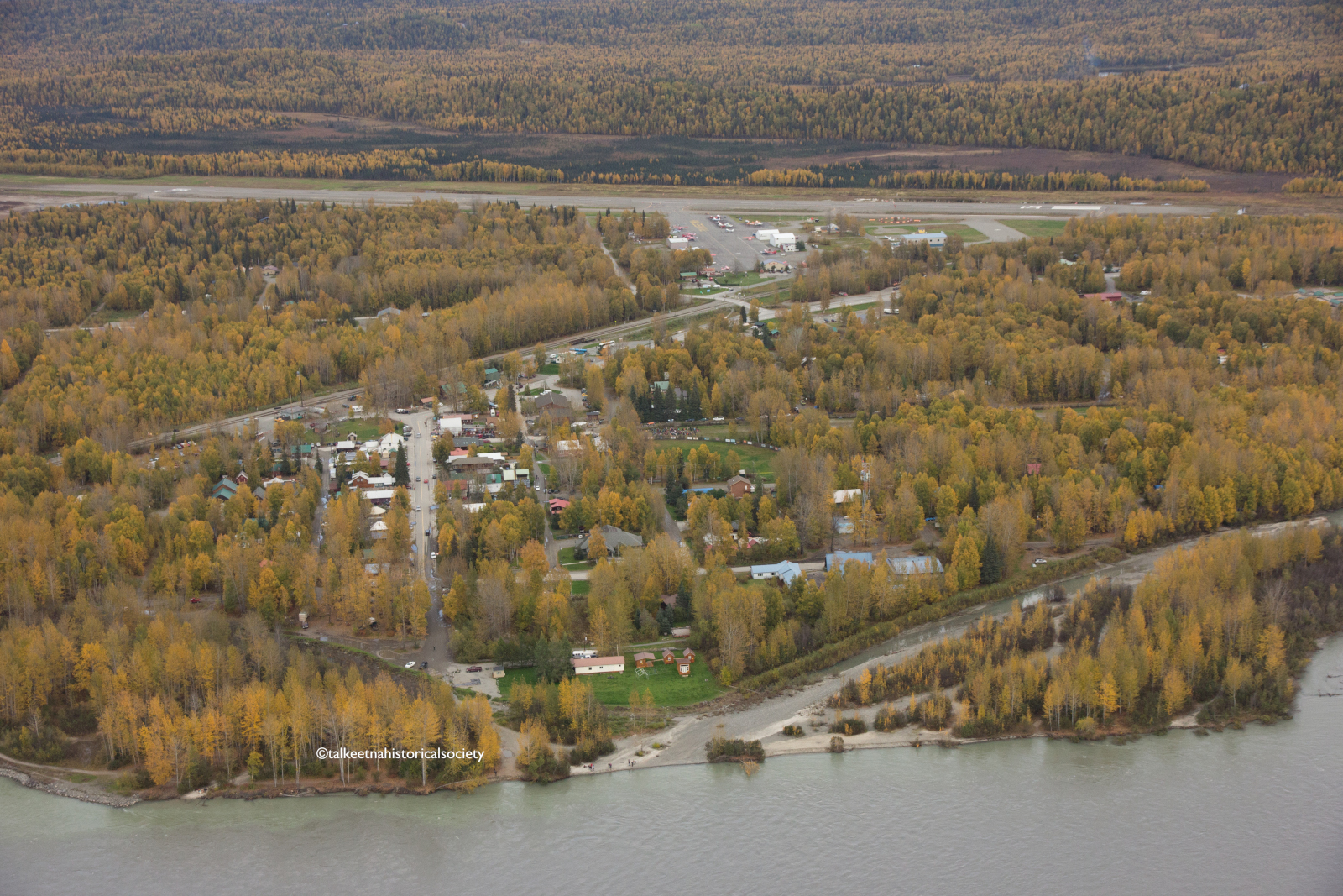 talkeetna from the air