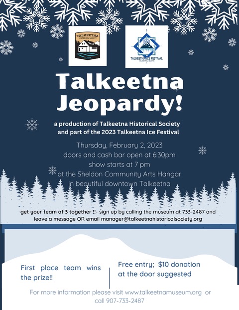 Talkeetna Jeopardy – Feb 2, 2023